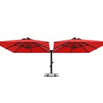Double New Side Pole Umbrella 2