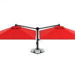 Double New Side Pole Umbrella 3