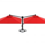 Double New Side Pole Umbrella 3