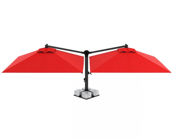 Double New Side Pole Umbrella 3