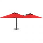 Double New Side Pole Umbrella